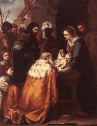 MURILLO, Bartolome Esteban Adoration of the Magi sg oil